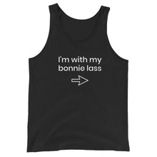 Load image into Gallery viewer, I'm With my Bonnie Lass Sea Shanty Unisex Tank Top